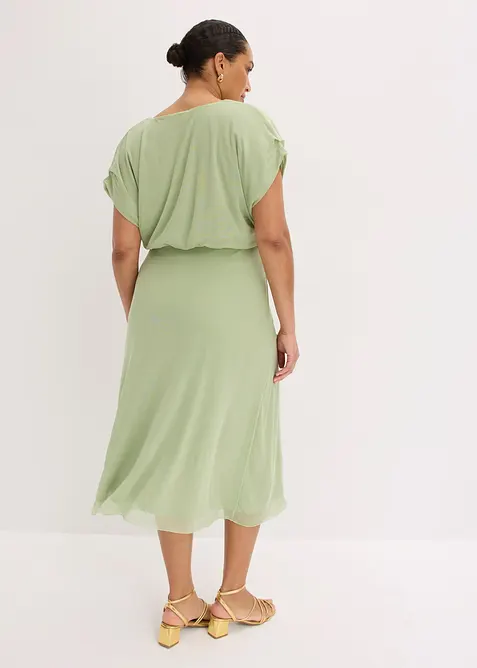 Jerseykjole i myk mesh, bonprix