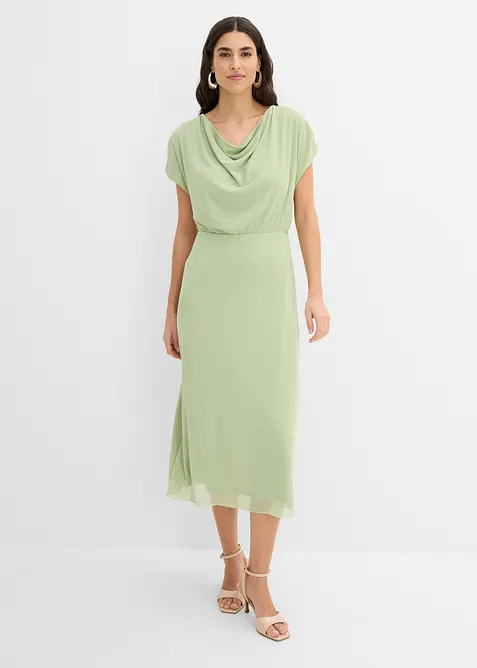 Jerseykjole i myk mesh, bonprix