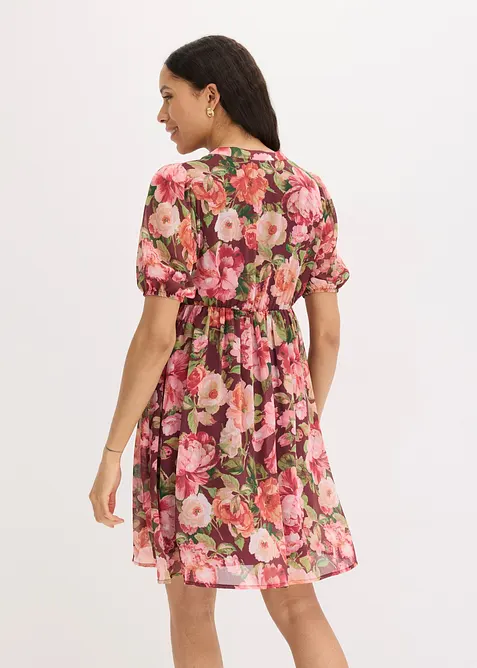 Tunikakjole med blonde, bonprix