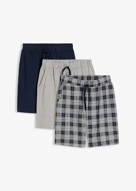Pyjamasshorts (3-pack), bonprix
