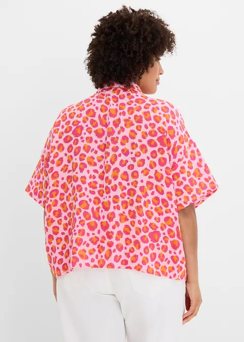 Bluse av luftig musselin, bonprix