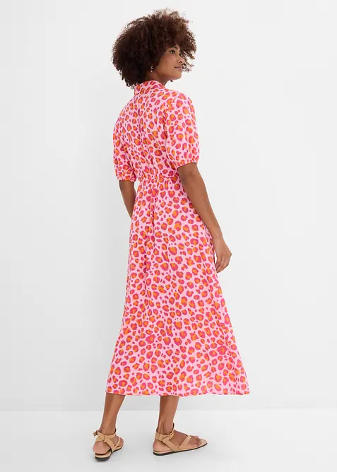 Skjortekjole i lett musselin, bonprix