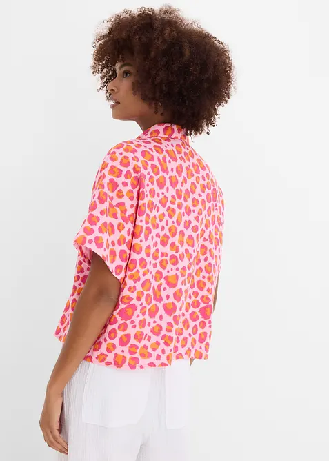 Bluse av luftig musselin, bonprix