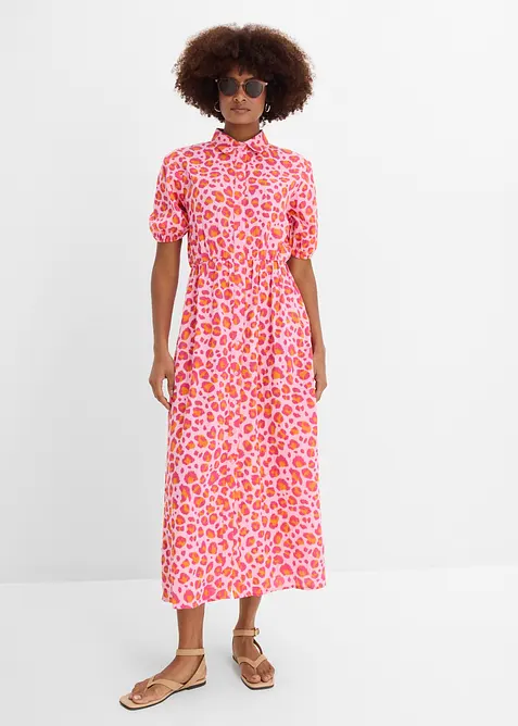 Skjortekjole i lett musselin, bonprix