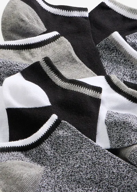 Sneakerssokker med &oslash;kologisk bomull (7-pack), bonprix