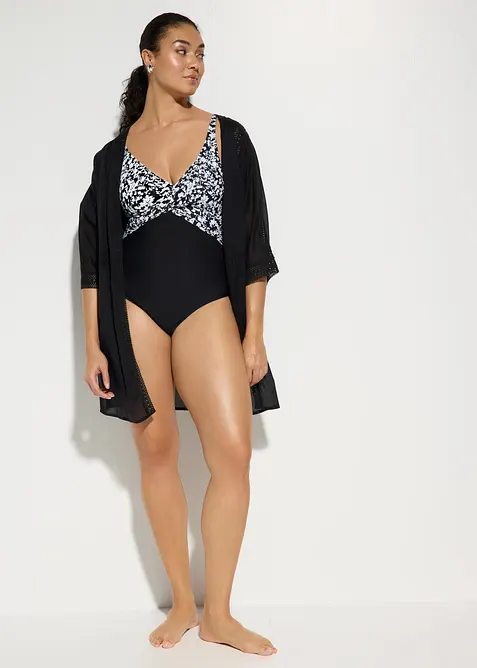 Light shape badedrakt i omslagsstil, bonprix