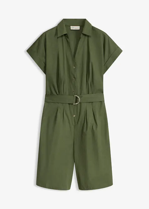 Jumpsuit med knytebelte, bonprix