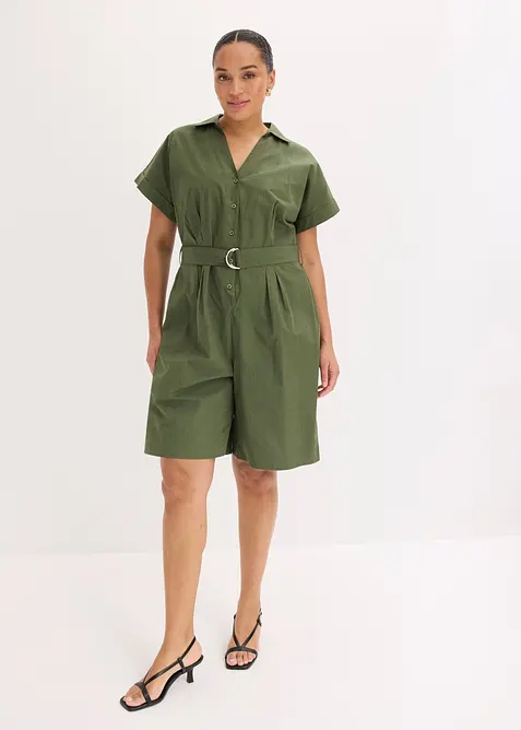 Jumpsuit med knytebelte, bonprix