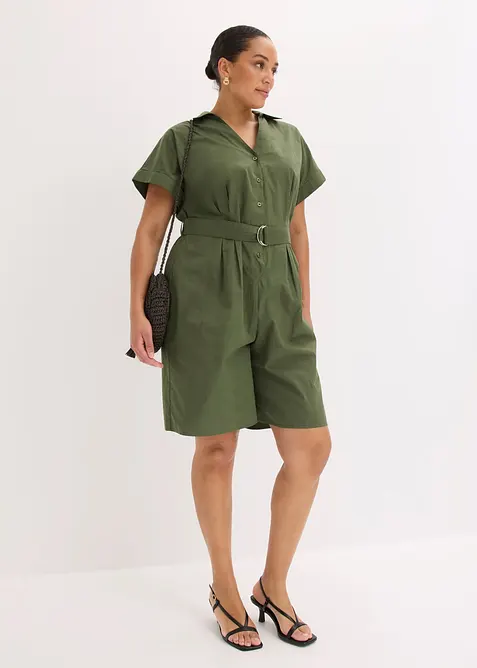 Jumpsuit med knytebelte, bonprix