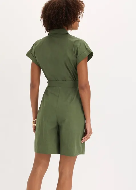 Jumpsuit med knytebelte, bonprix