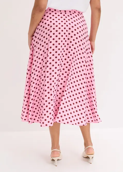 Midiskj&oslash;rt i viskoseblanding med pent fall, bonprix