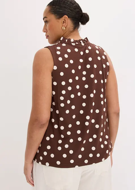 Jerseytopp i viskoseblanding, bonprix