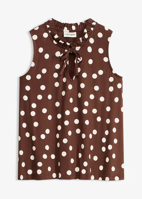 Jerseytopp i viskoseblanding, bonprix