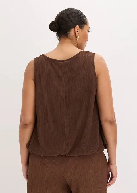 Topp i strukturert krepp, bonprix