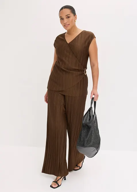 Vid, plissert bukse, bonprix