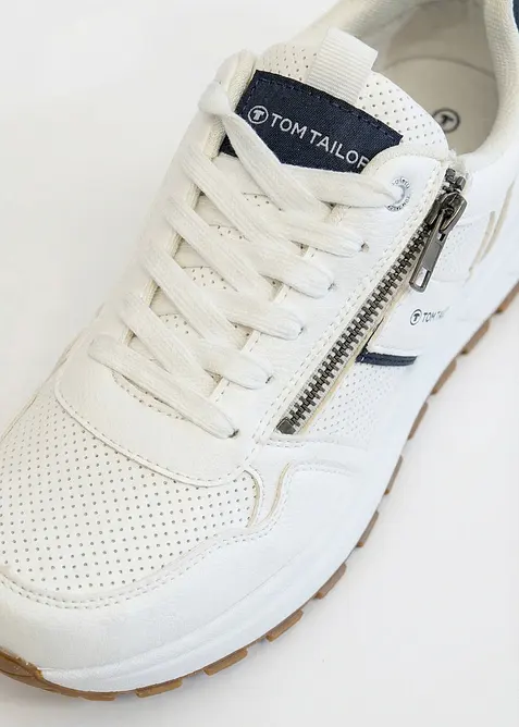 Sneakers med glidel&aring;s fra Tom Tailor, Tom Tailor