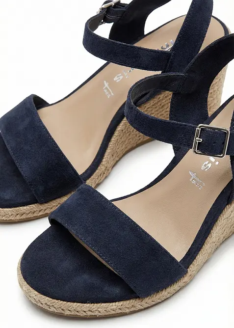 Kilesandaler i baststil fra Tamaris, Tamaris