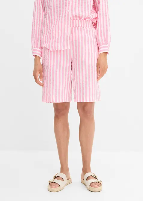 Musselin-shorts i 100% bomull, bonprix