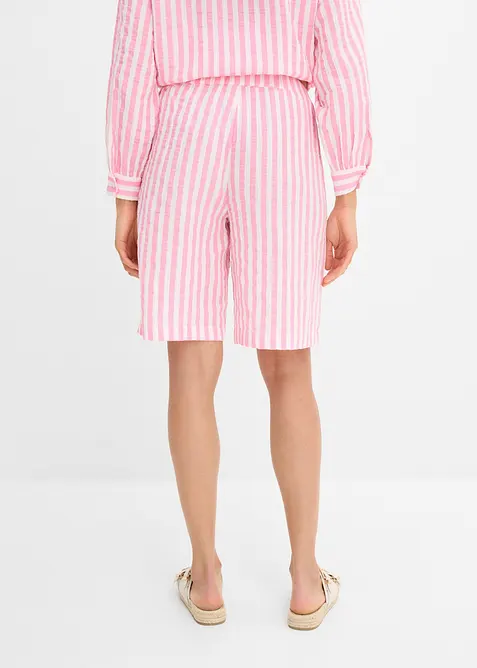 Musselin-shorts i 100% bomull, bonprix