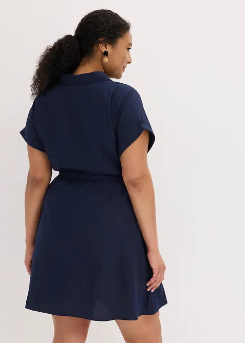 Skjortekjole i 100% bomull, bonprix