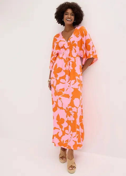 Maxikjole i viskose med pent fall, bonprix