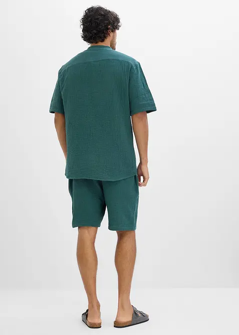 Musselinshorts og skjorte (2-delt sett), bonprix