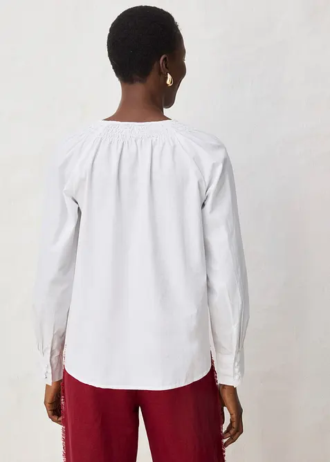 Tunika med silke, bonprix