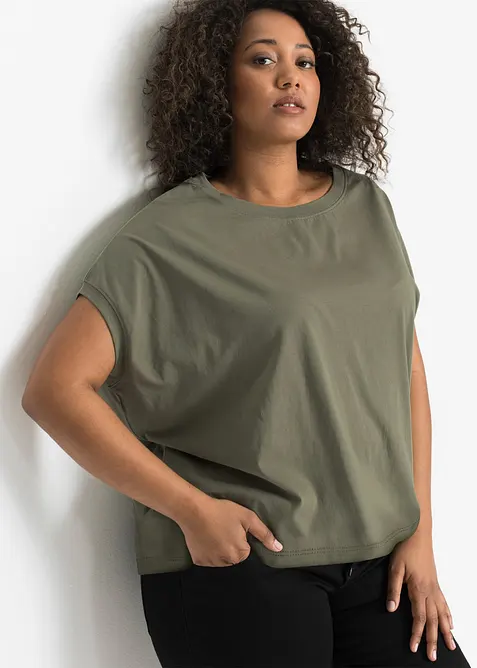 Lang topp i 100% bomull, bonprix