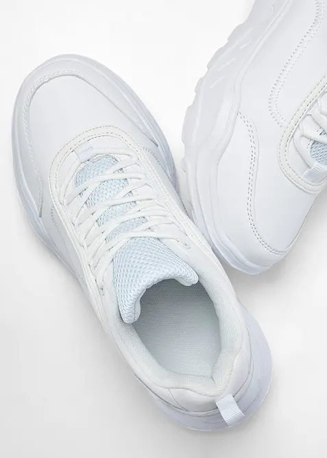 Chunky sneakers med lette s&aring;ler, bonprix