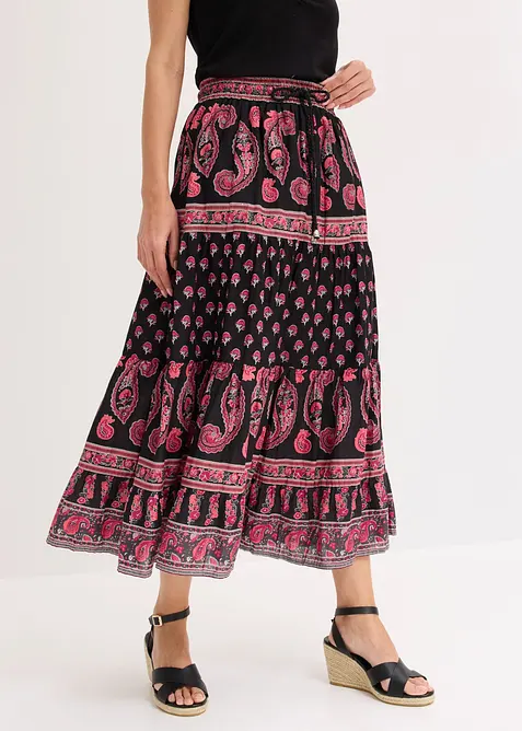 Maxiskj&oslash;rt i 100% bomull, bonprix