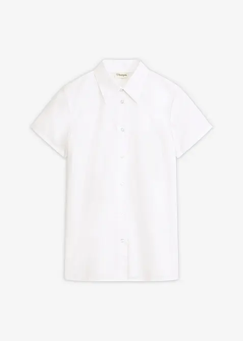 Kortermet bluse i poplin, bonprix