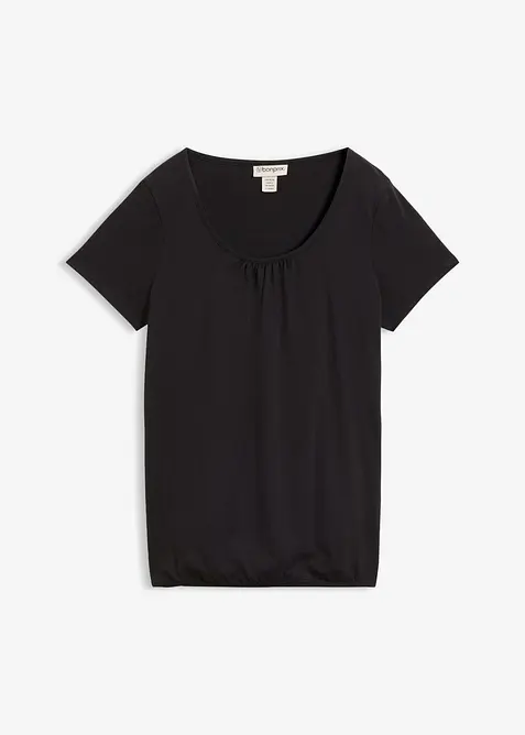 Topp i 100% bomull, kortermet, bonprix