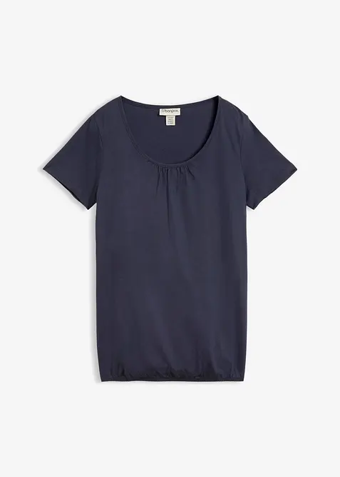 Topp i 100% bomull, kortermet, bonprix