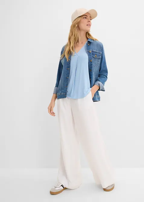 Topp i myk viskosemiks, bonprix