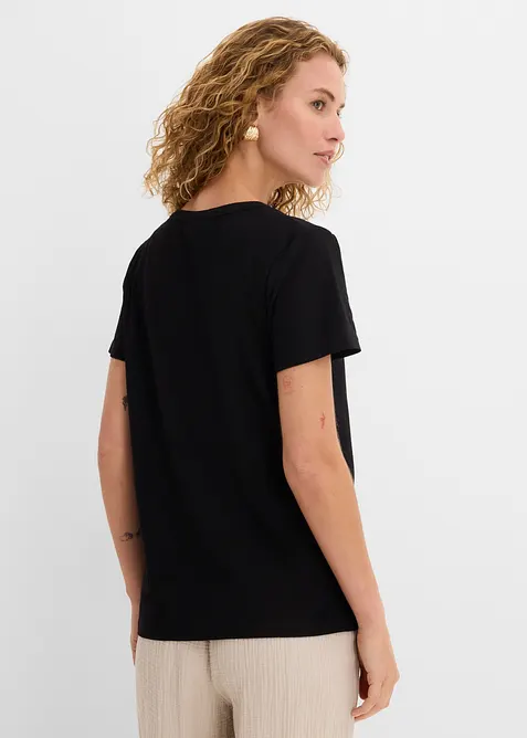 Topp med dekorativ utringning, bonprix