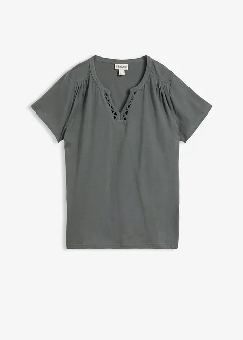 Topp med dekorativ utringning, bonprix