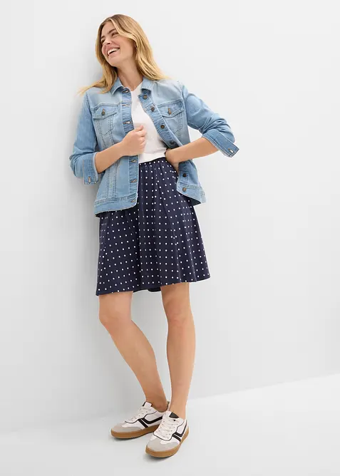 Jerseyskj&oslash;rt (2-pack), bonprix