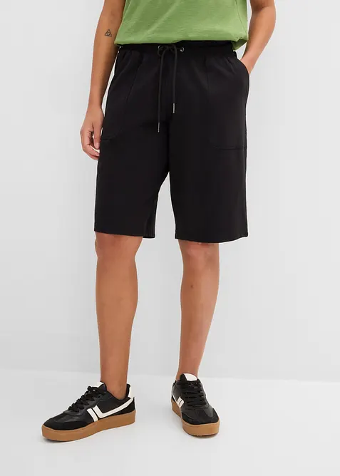 Sweat bermudashorts i 100% bomull, bonprix