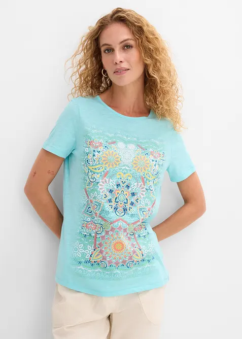 T-skjorte i 100% bomull, bonprix