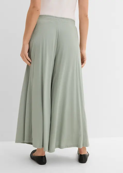 Culottes i jersey med vide ben, bonprix