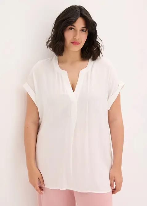 Bluse i 100% viskose, bonprix