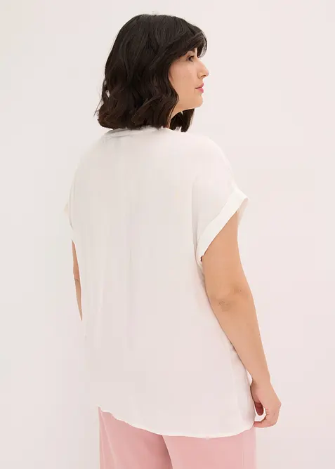 Bluse i 100% viskose, bonprix