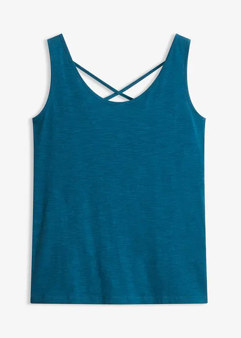 Jerseytopp i 100% &oslash;kologisk bomull, bonprix