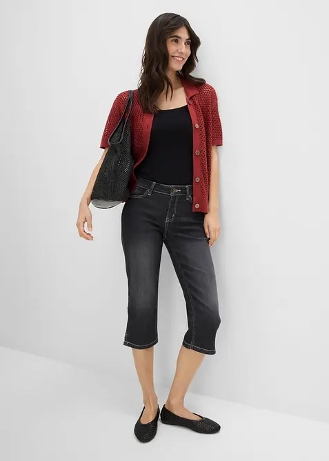 Caprijeans, 2-pack, bonprix
