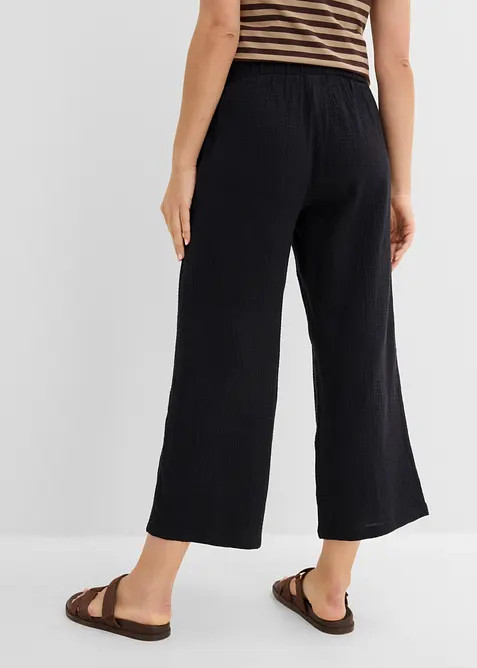 Culottes i bomullsmusselin, bonprix