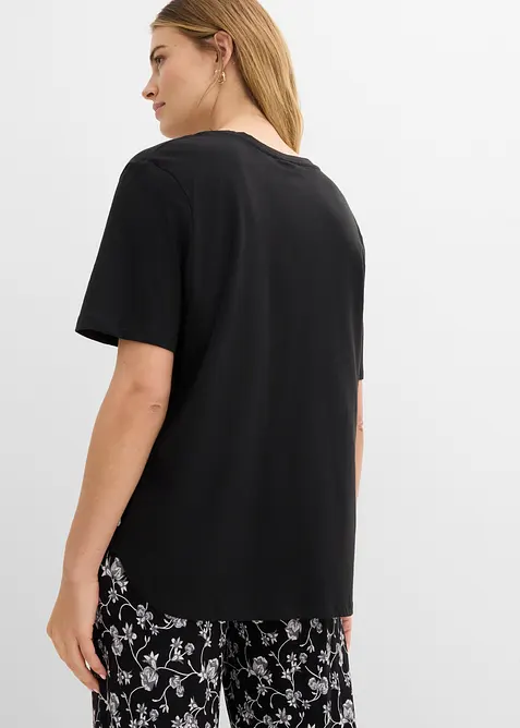 Vid T-skjorte i &oslash;kologisk bomull, bonprix