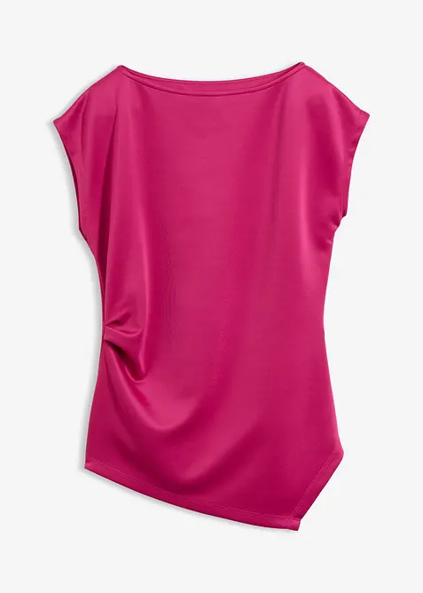 Asymmetrisk topp i behagelig scuba-materiale, bonprix