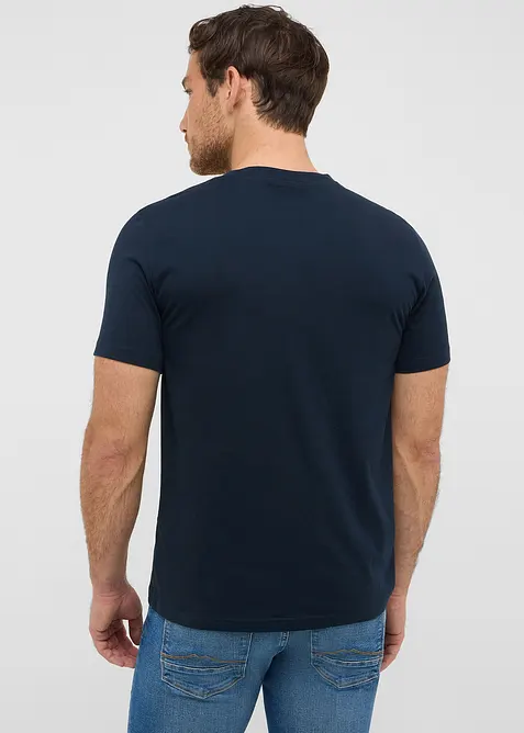 Alex T-skjorte i 100% &oslash;kologisk bomull fra Mustang, Mustang Jeans