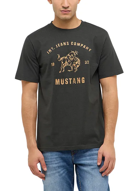 T-skjorte &laquo;Austin&raquo; i 100% bomull fra Mustang, Mustang Jeans