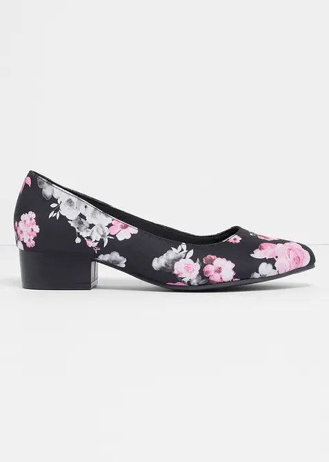 Pumps med blokkh&aelig;l, bonprix